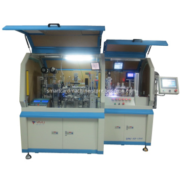 Dual Interface Card Chip Embedding and Bonding Machine